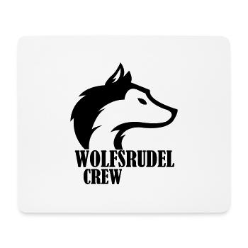 wolfsrudel_crew_01 - Mousepad (Querformat) - Weiß - Vorne