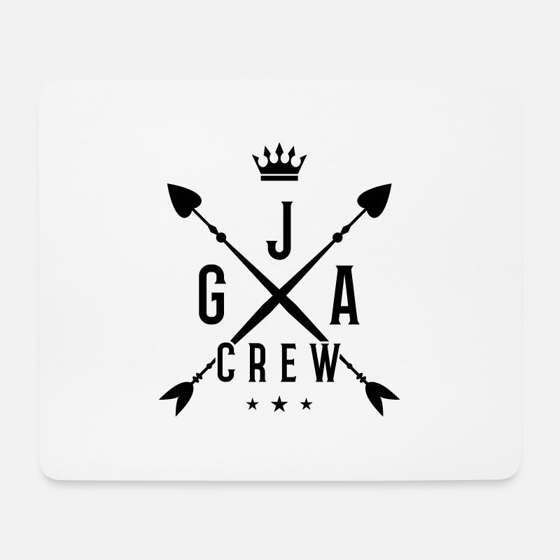 jga crew krone - Mousepad (Querformat) - Weiß