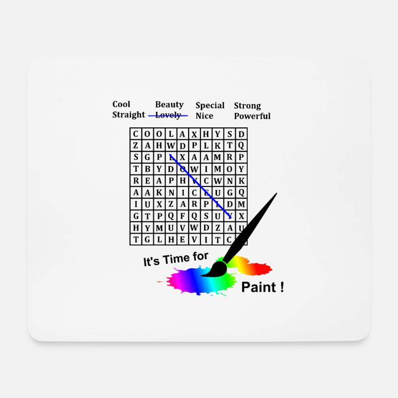Rätsel auf Dir - Mousepad (Querformat) - Weiß