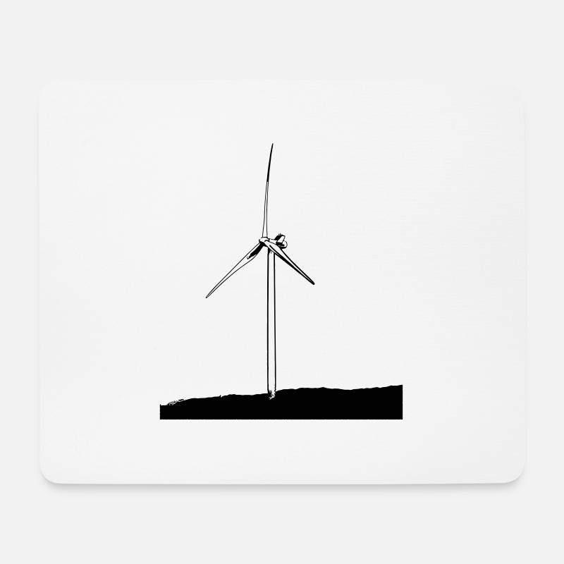 windmill - Mouse Pad (horizontal) - white