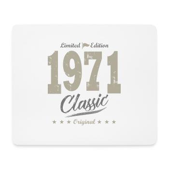 Geburtstag 52 Jahre 1971 Geburtsjahr - Mousepad (Querformat) - Weiß - Vorne