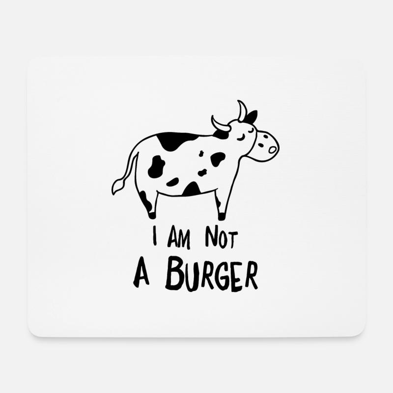I am not a Burger - Ich bin kein Burger - Mousepad (Querformat) - Weiß