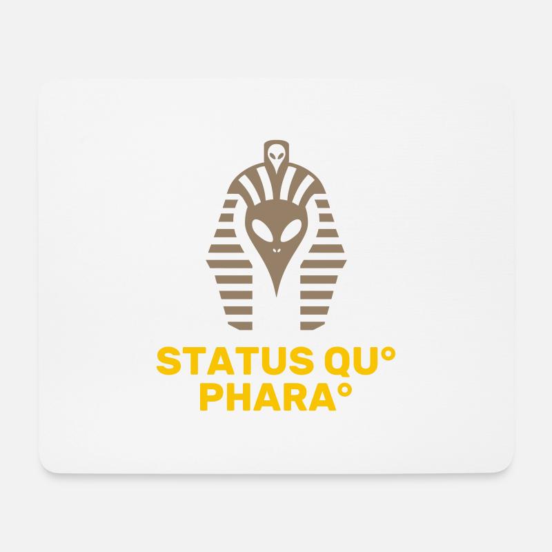 Status Quo Pharao - Mousepad (Querformat) - Weiß