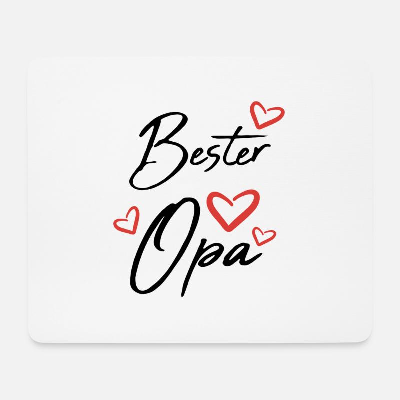 Bester Opa - Mousepad (Querformat) - Weiß