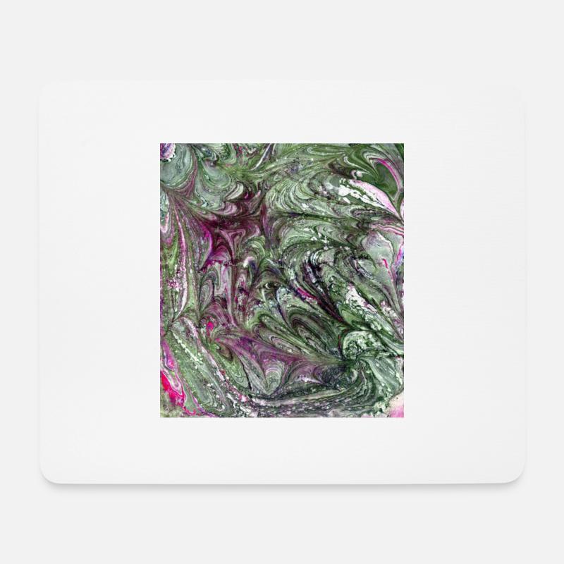 Farbverlauf grün rot - Mousepad (Querformat) - Weiß