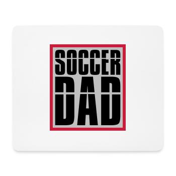 Cool Soccer Dad Logo - Mousepad (Querformat) - Weiß - Vorne