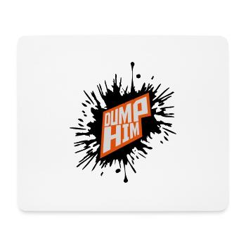 dump him quote logo - Mouse Pad (horizontal) - white - Front