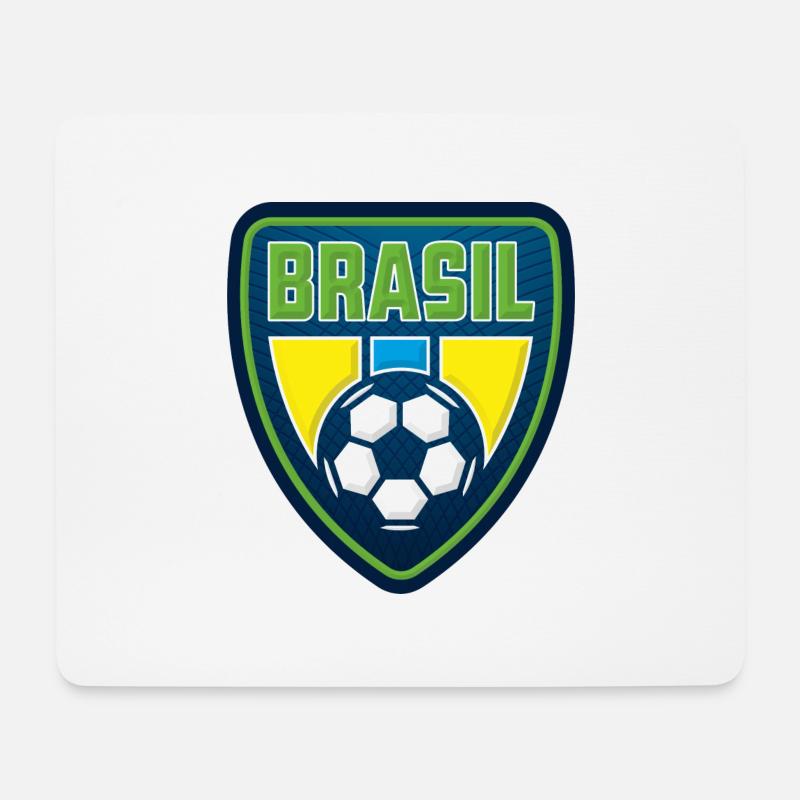 brasil - Mousepad (Querformat) - Weiß