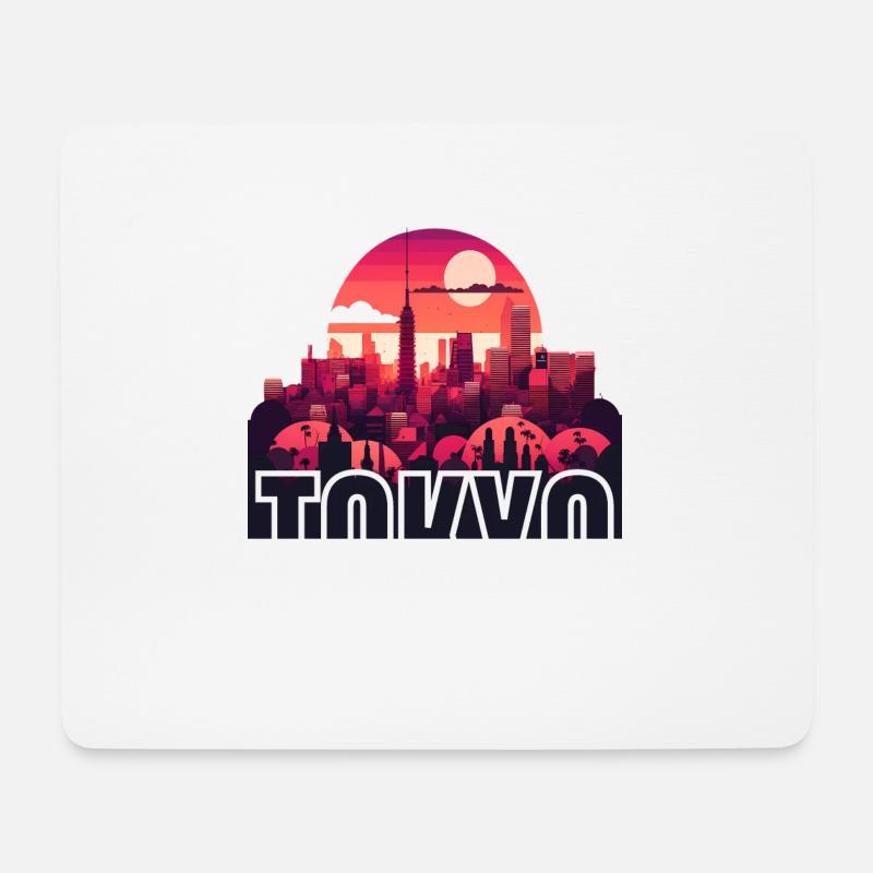 Japan-Manie - Mousepad (Querformat) - Weiß