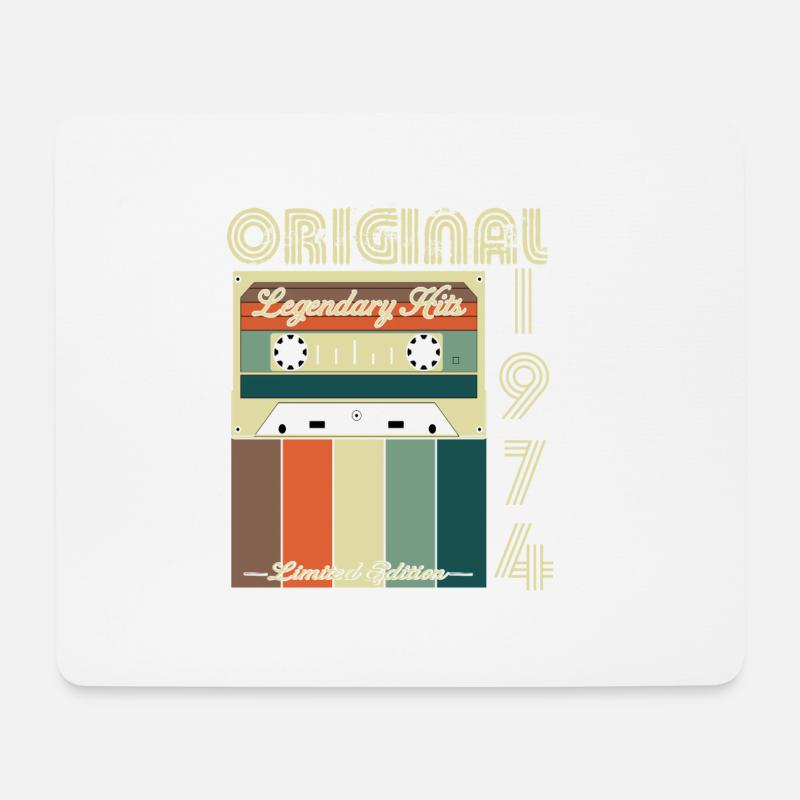 Legendäres Jubiläum 1974 - Mousepad (Querformat) - Weiß