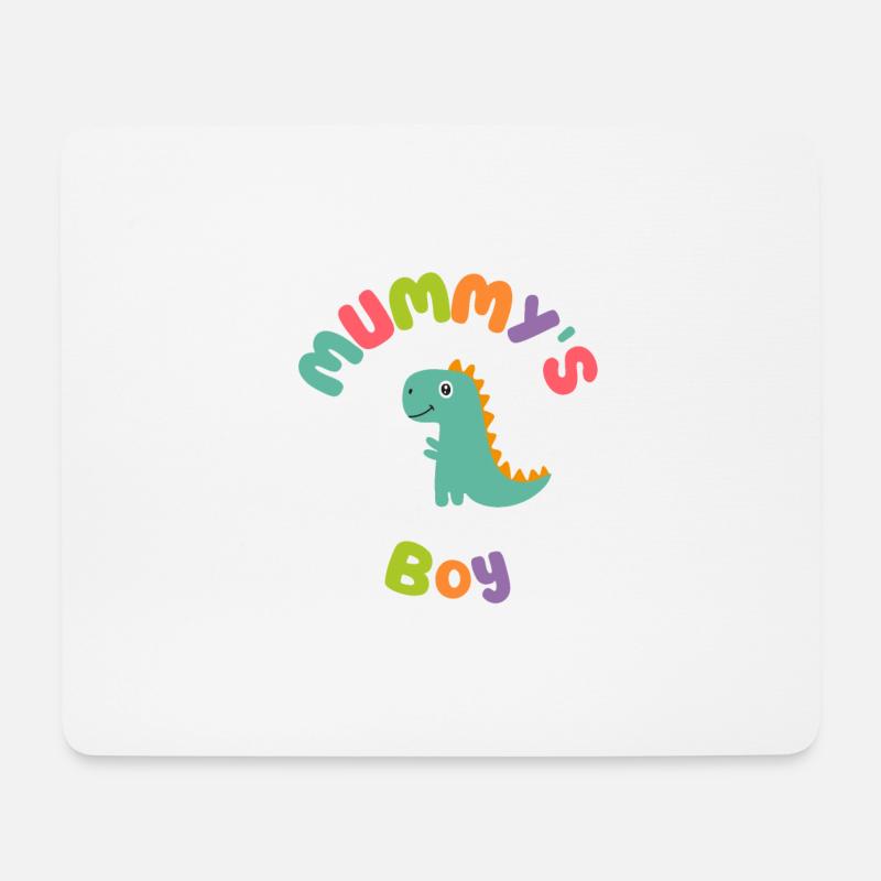 Mamas Junge Dino - Mousepad (Querformat) - Weiß