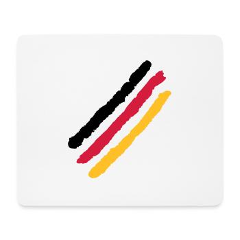 Couleurs Stripe Design / Drapeau vectoriel - Tapis de souris (format paysage) - blanc - Devant