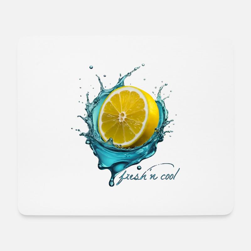 fresh n cool - Mousepad (Querformat) - Weiß