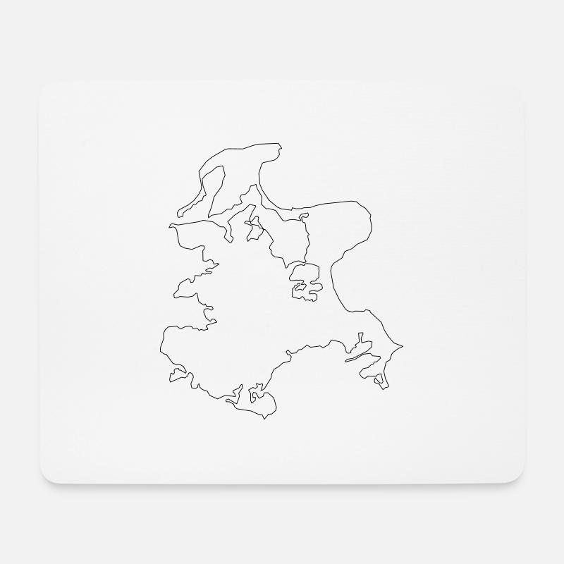 Rügen - Mousepad (Querformat) - Weiß