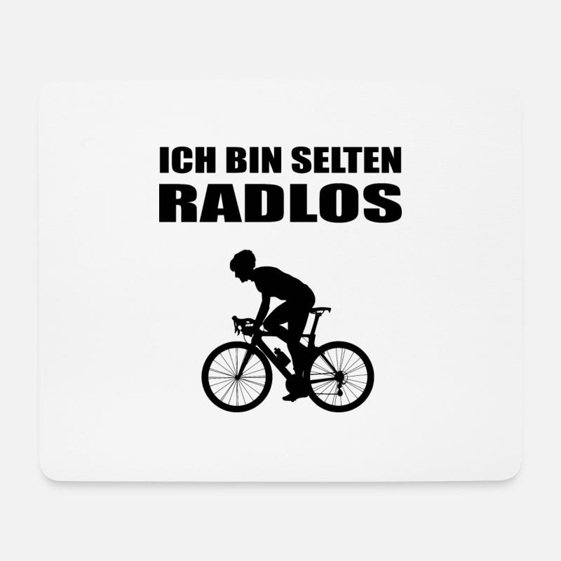 Fahrrad - Mousepad (Querformat) - Weiß