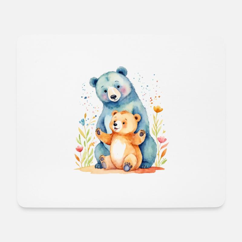 Du bist unersetzlich! Eltern Kind - Mousepad (Querformat) - Weiß