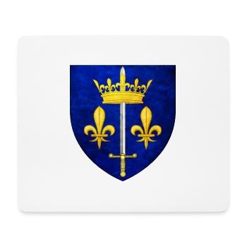 Blason Jeanne D Arc - Tapis de souris (format paysage) - blanc - Devant