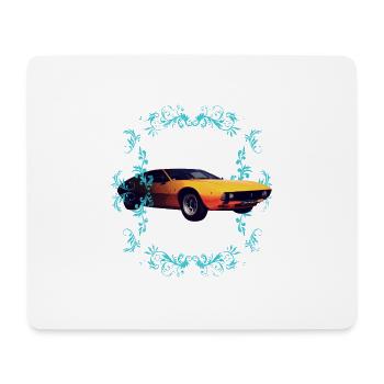 Vintage - Mangusta - Mousepad (Querformat) - Weiß - Vorne