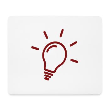 Lampe - Lampe - Tapis de souris (format paysage) - blanc - Devant