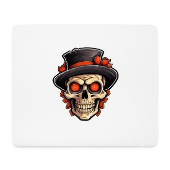 Halloween Skull - Mouse Pad (horizontal) - white - Front
