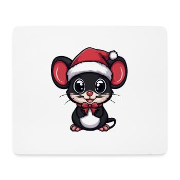 Mouse Christmas Christmas - Mouse Pad (horizontal) - white - Front