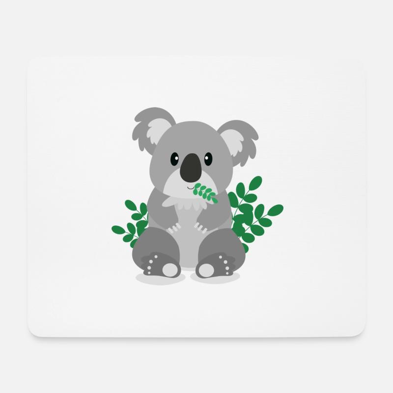 Koala - Mouse Pad (horizontal) - white