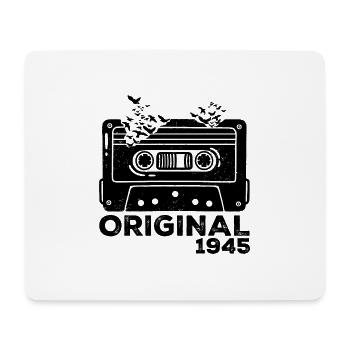 Geburtsjahr 1945 Kassette 1945 Geburtstag 1945 - Mousepad (Querformat) - Weiß - Vorne