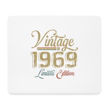 Millésime 1969 Édition limitée Naissance Année 1969 - Tapis de souris (format paysage) - blanc - Devant