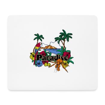 paradis 2 - Tapis de souris (format paysage) - blanc - Devant