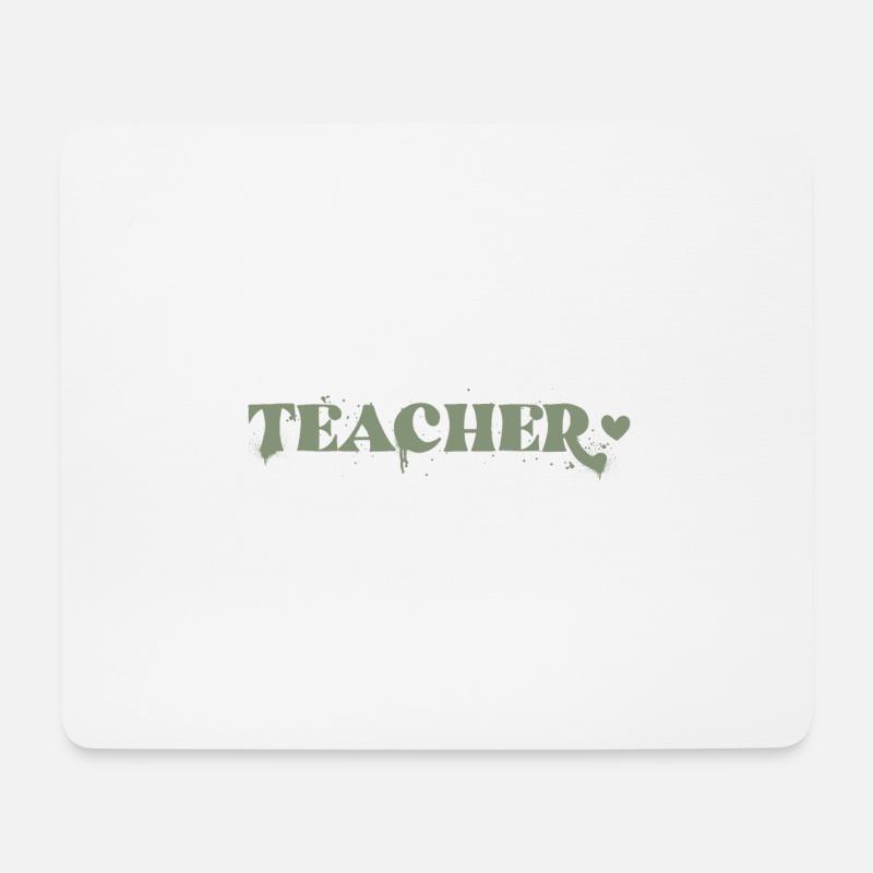 Teacher - Mouse Pad (horizontal) - white