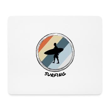 Surfing - Mouse Pad (horizontal) - white - Front