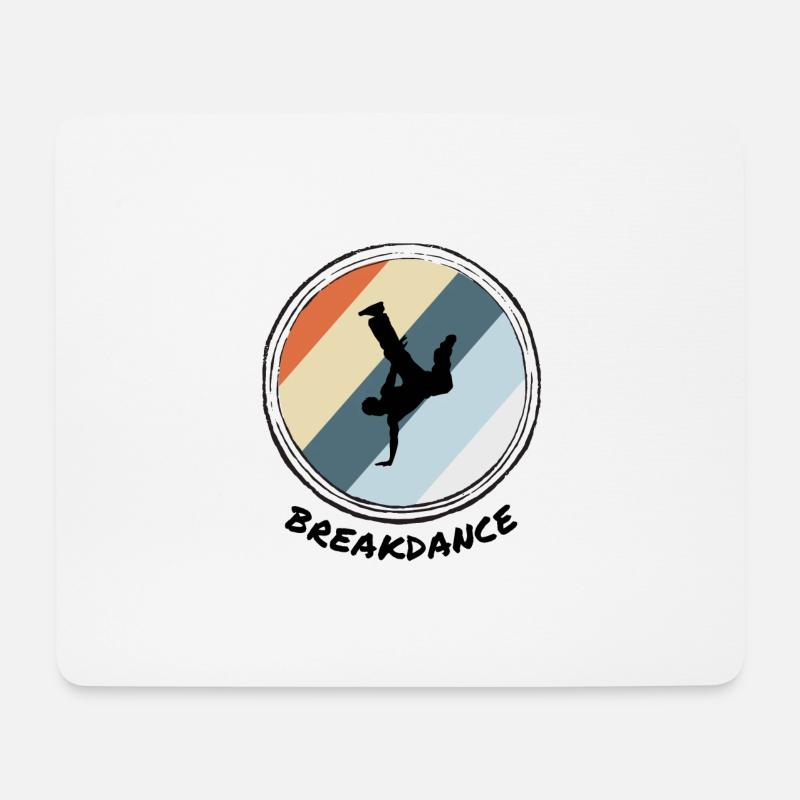 Breakdancing - Mouse Pad (horizontal) - white