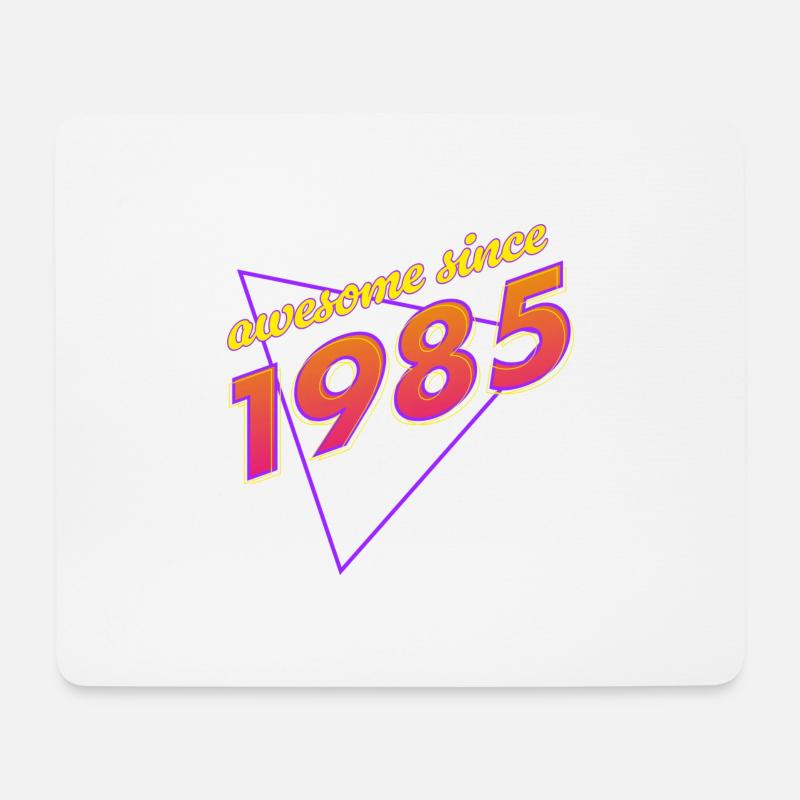 Retro - Genial seit 1985 - Mousepad (Querformat) - Weiß