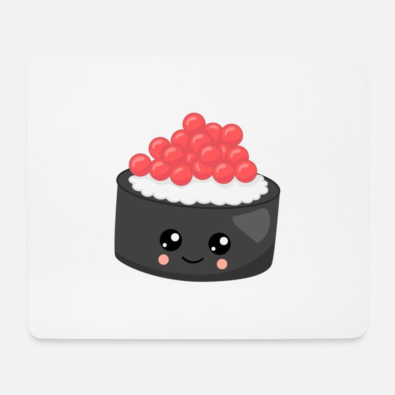 sushi - Mouse Pad (horizontal) - white