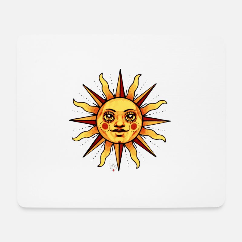 sun - Mouse Pad (horizontal) - white