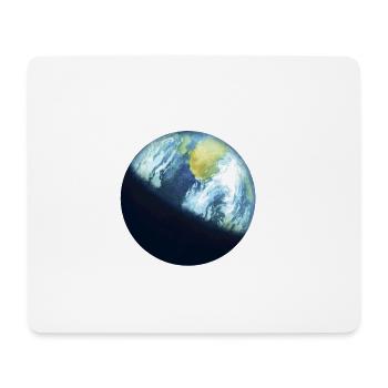 Planet Erde - Mousepad (Querformat) - Weiß - Vorne