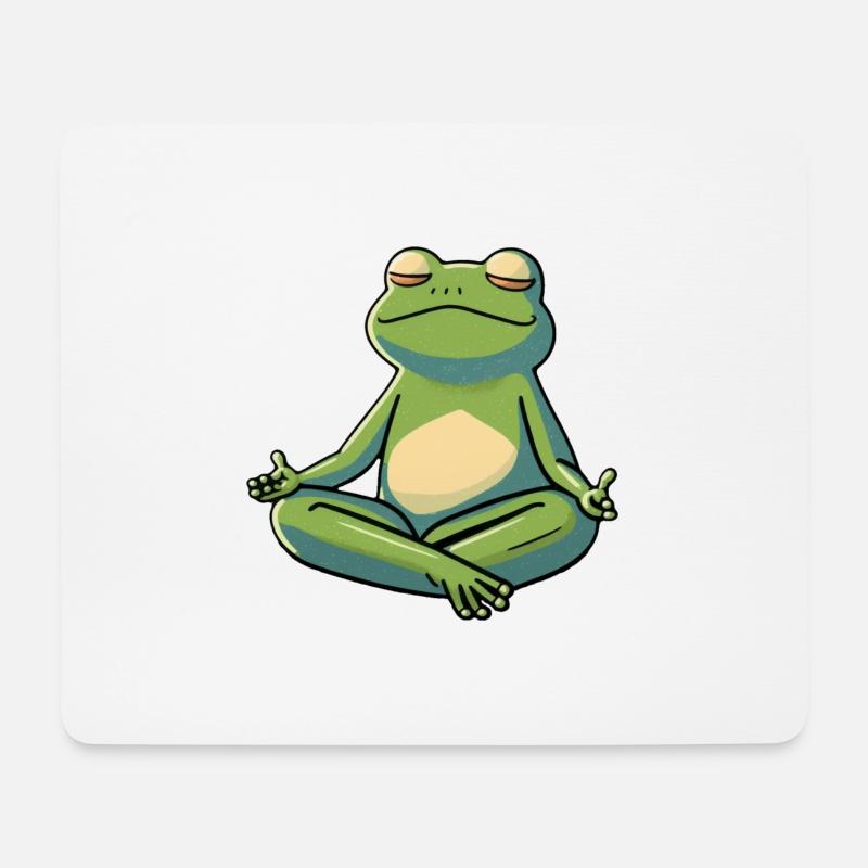 Sweet Frog - Mouse Pad (horizontal) - white
