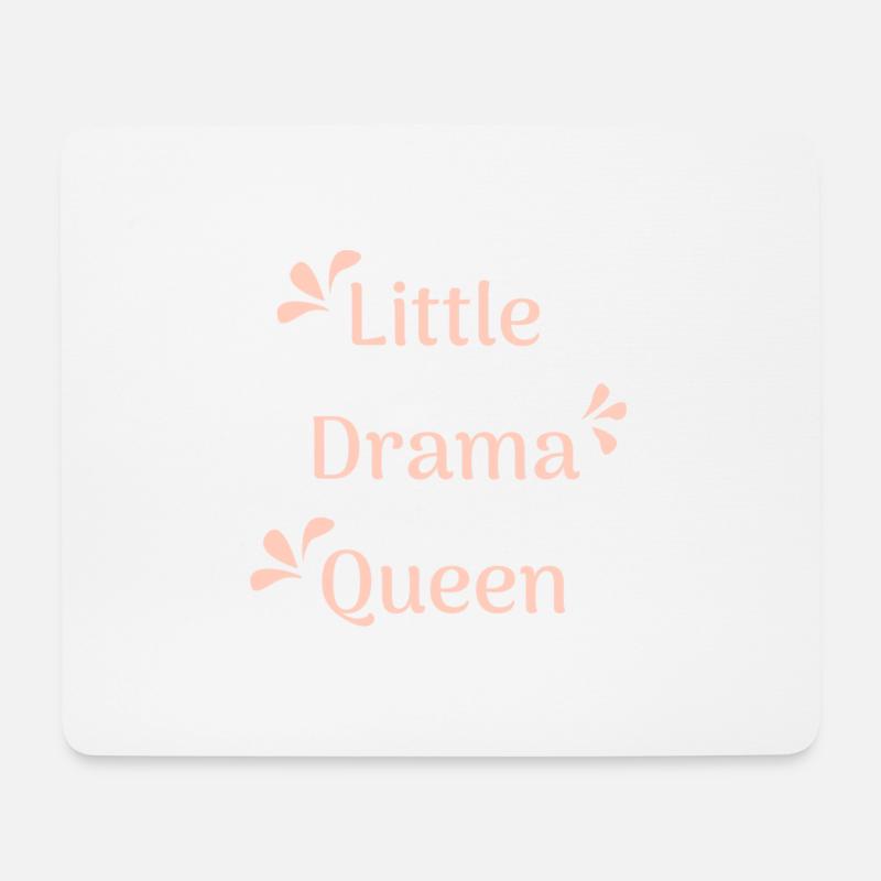 Drama Queen - Mousepad (Querformat) - Weiß