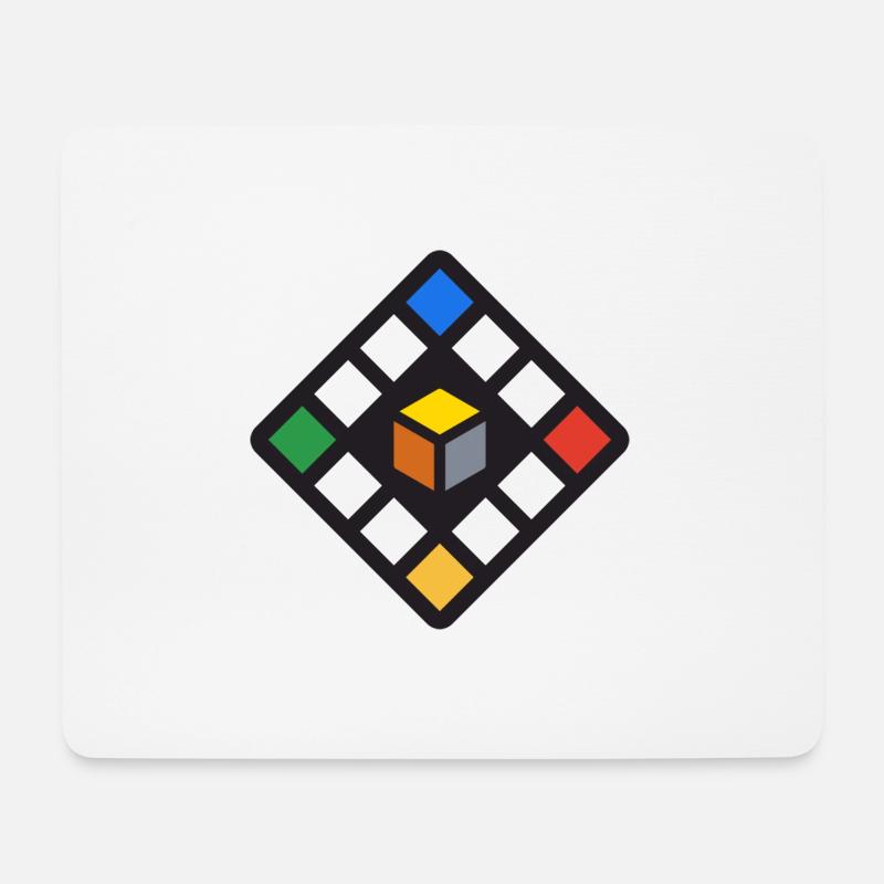 Boardgamez - Die besten Brettspiele - Logo - Mousepad (Querformat) - Weiß