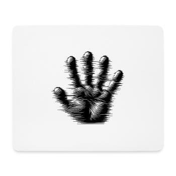 Creepy Kids Halloween Ghosts Mist Hand - Mouse Pad (horizontal) - white - Front