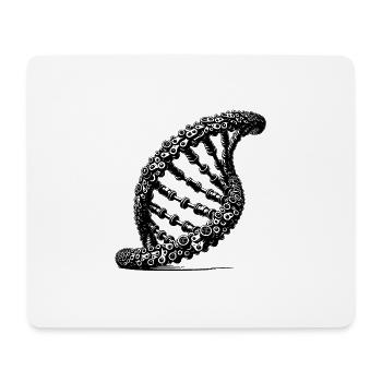 DNA Technik Kette verdrehte Kettenglieder - Mousepad (Querformat) - Weiß - Vorne