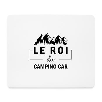 King of the motorhome motorhome humor gift - Mouse Pad (horizontal) - white - Front