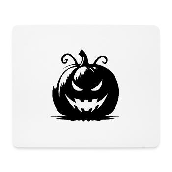 Scary Magic Halloween Pumpkin Lantern - Mouse Pad (horizontal) - white - Front