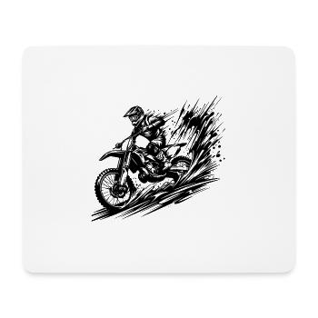 Chaud Sale Machine tout-terrain Hobby Sport automobile - Tapis de souris (format paysage) - blanc - Devant