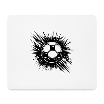 Krasser Schuss Logo Symbol Fußball Verein - Mousepad (Querformat) - Weiß - Vorne