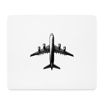 Flugzeug für Hobby RC Piloten großes RC Modell - Mousepad (Querformat) - Weiß - Vorne