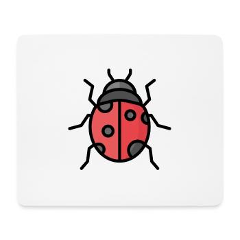 Marienkäfer Ladybug Geschenk Idee - Mousepad (Querformat) - Weiß - Vorne