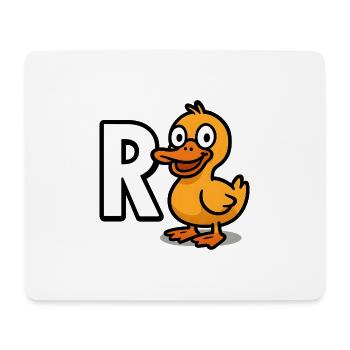 Pension Duck Retirement Grandpa Grandma - Mouse Pad (horizontal) - white - Front