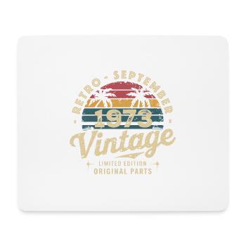 Vintage September 1973 Limitierte Ausgabe September - Mousepad (Querformat) - Weiß - Vorne