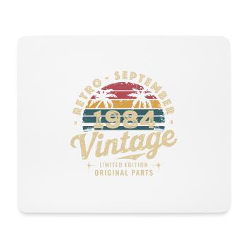 Vintage September 1984 Limited Edition September - Mousepad (Querformat) - Weiß - Vorne